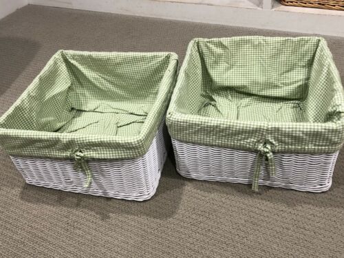Pottery Barn Kids Baskets (Set of 2) With Liners