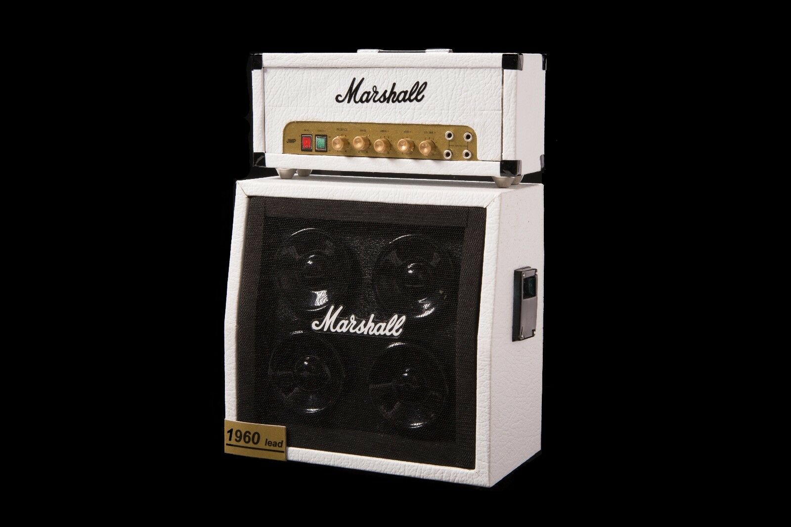 Axe Heaven Marshall White Half Stack Scale Miniature Collectible Amp - MS-GA-070