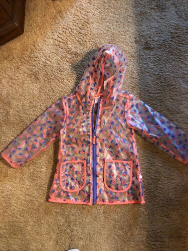 Cat & Jack raincoat toddler size 2 lady bugs