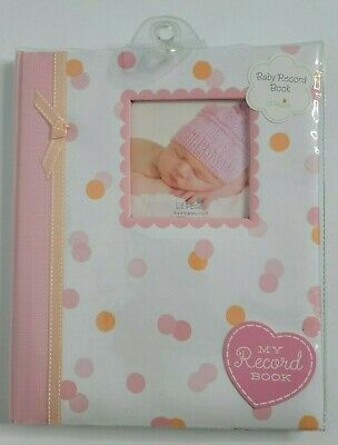 Baby Girl Shower Gift Memory Book Newborn First Years Pink Photo Album Record