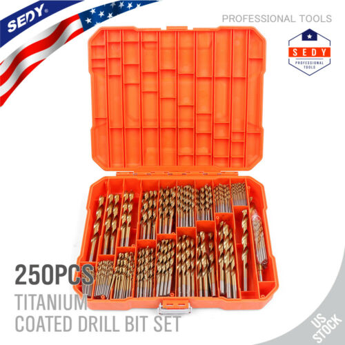 250PCs Drill Bits Set 3/64