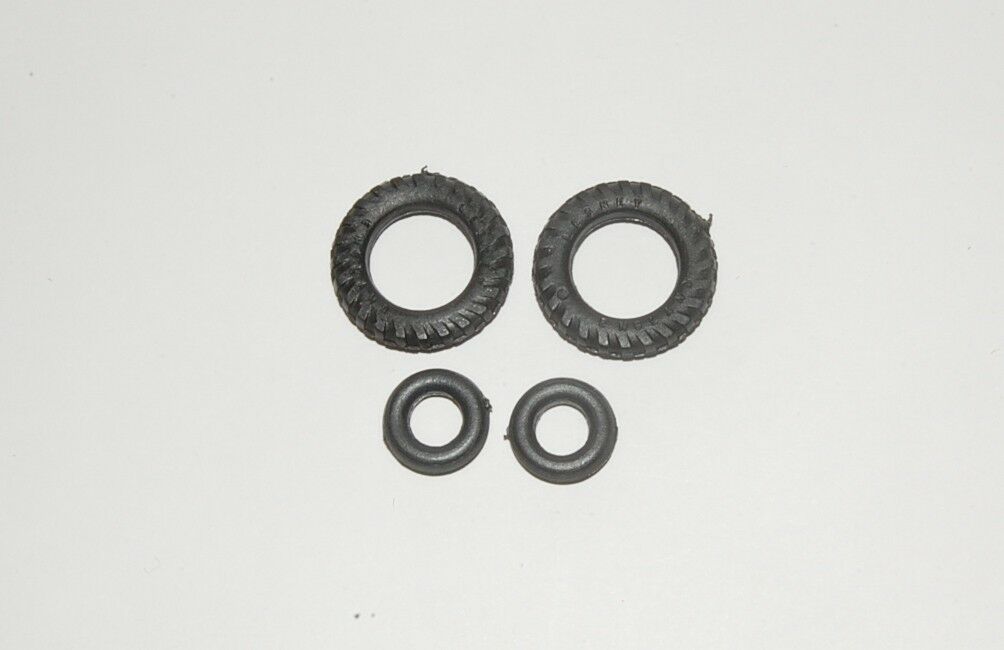 Matchbox 1-75 72a Fordson Tractor Black Tires - Set of 4
