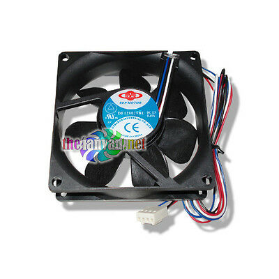 80mm x 25mm 4 pin PWM fan Replacement 4 wire Case or CPU Fan!