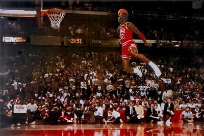 😎😎  MICHAEL JORDAN Dunk From Foul Line Poster 36