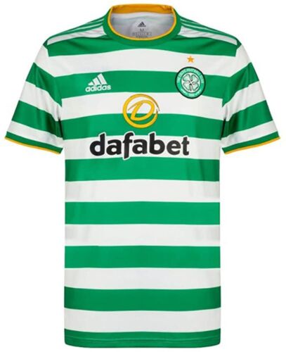 Adidas Men's Celtic Football Club Home Soccer Jersey 2020/21, White/Green