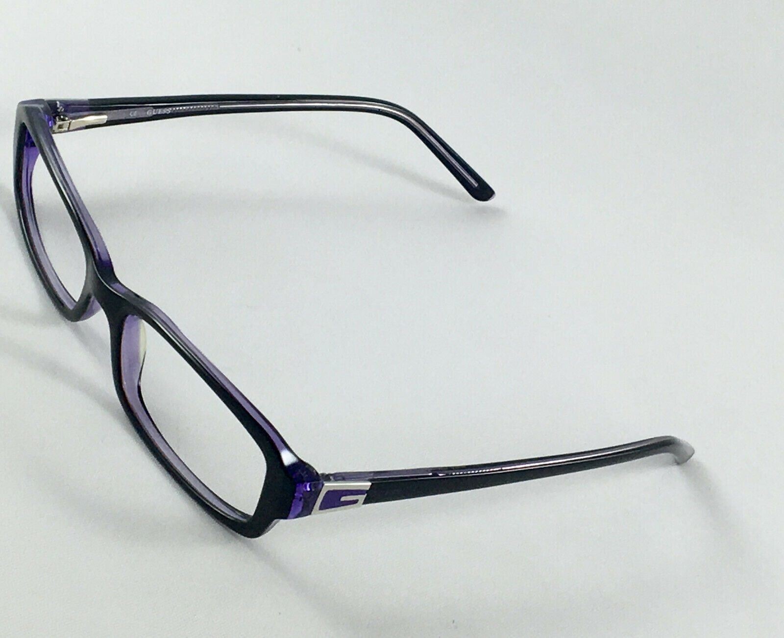 New GUESS GU 1507 BLKPUR Women's Eyeglasses Frames 51-15-135