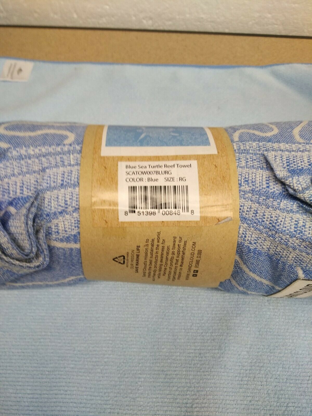Blue Sea Turtle Reef Towel | Sand Cloud