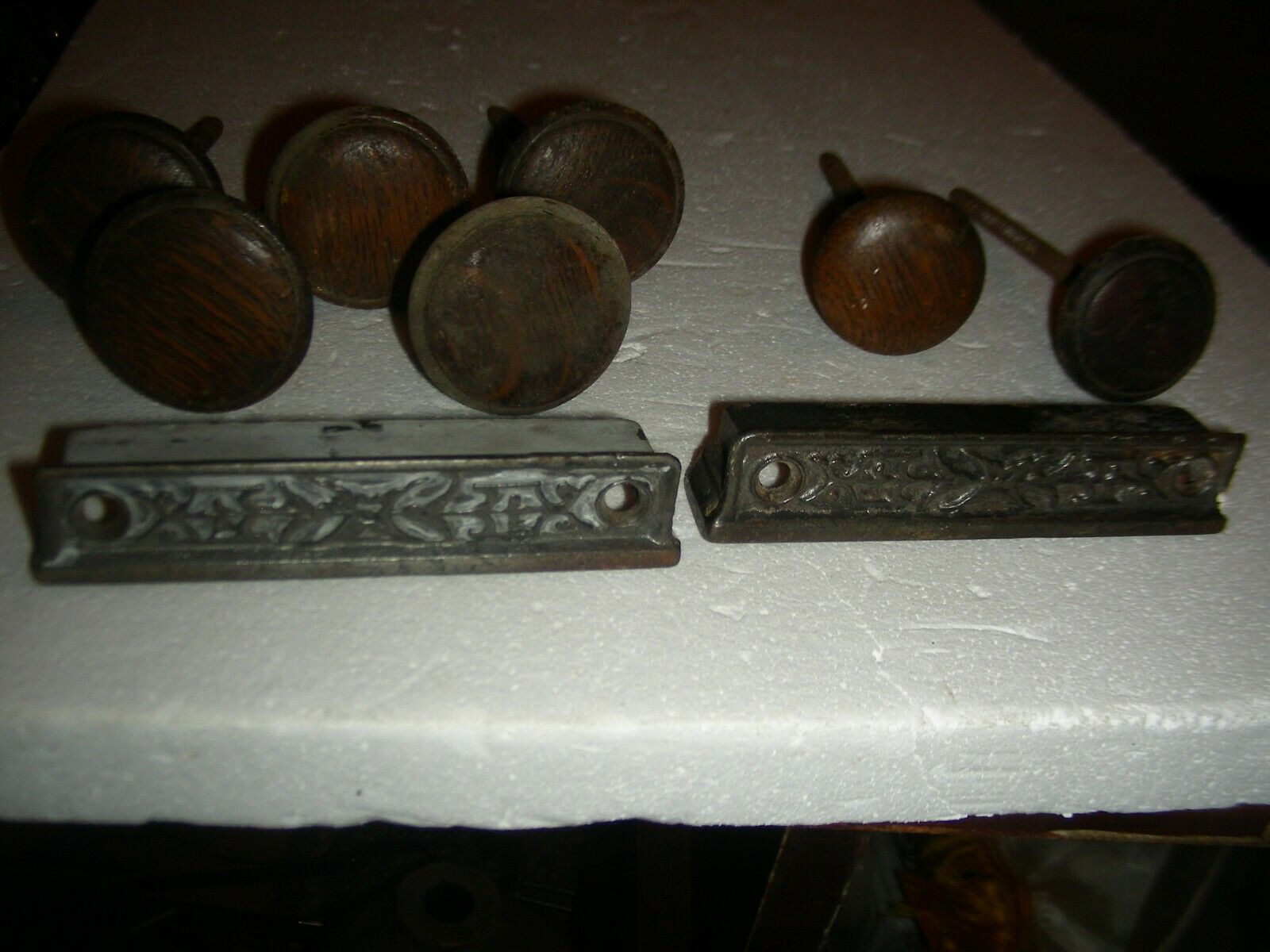 antique wood drawer pulls