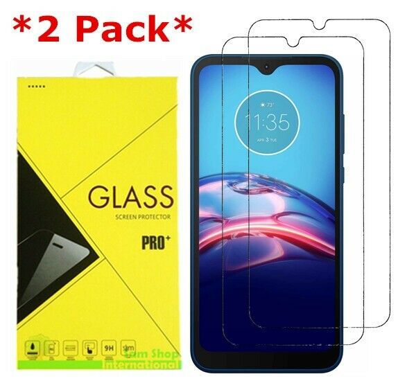 2-Pack Premium Tempered Glass Screen Protector For Motorola Moto E (2020)
