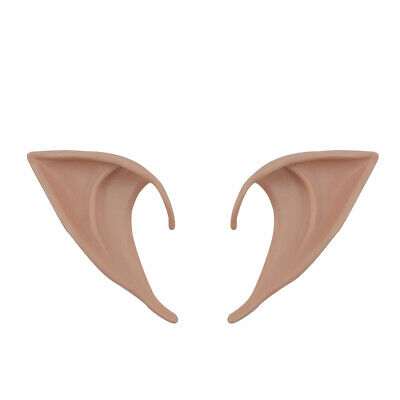 Pointed Fairy Elf Latex Cosplay Ears Hobbit Pixie Party Favor Costume Accessory