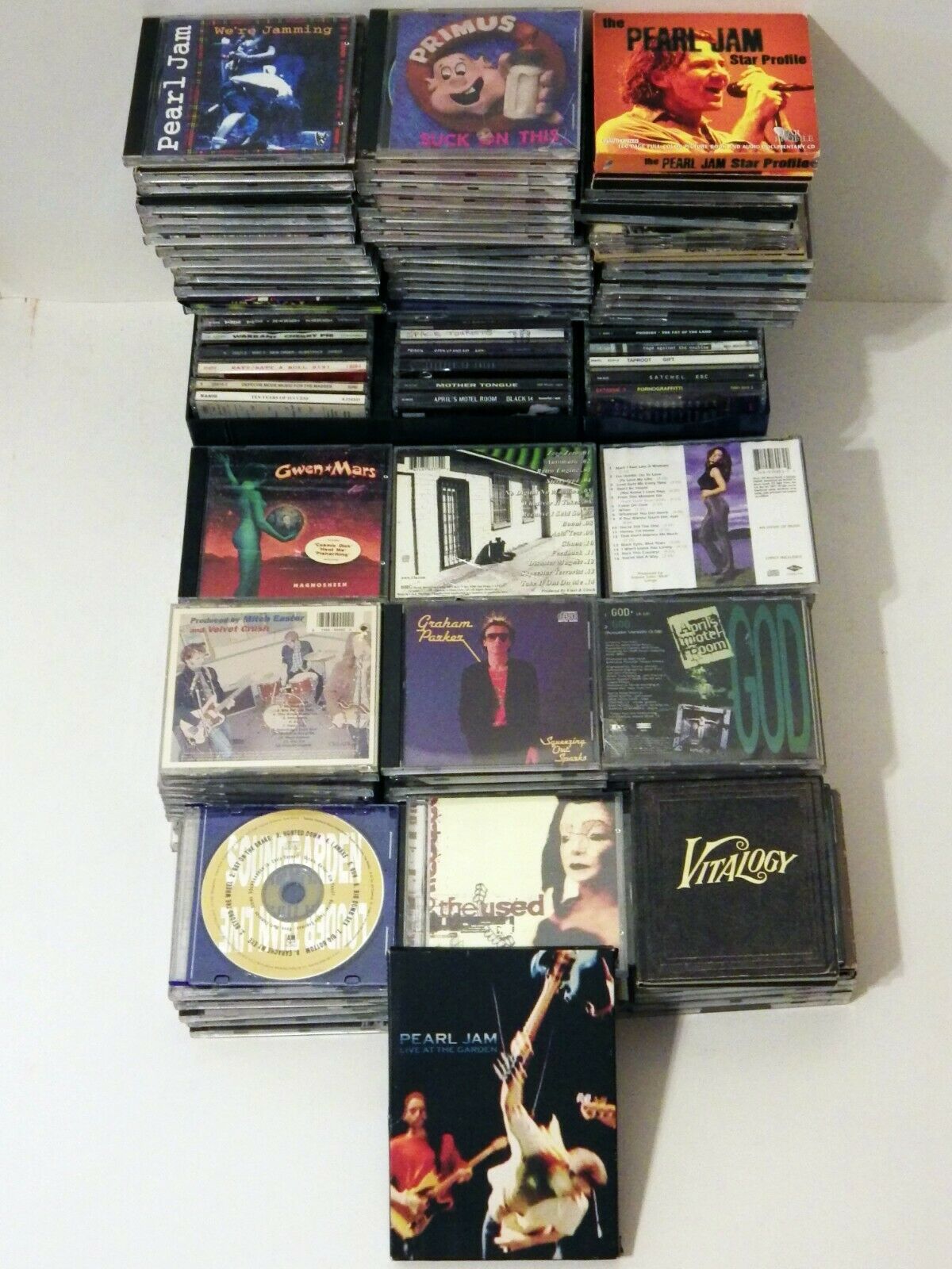 PRIVATE MUSIC CD COLLECTION of GLADHAMMER BAND LEADER BRIAN JENNINGS