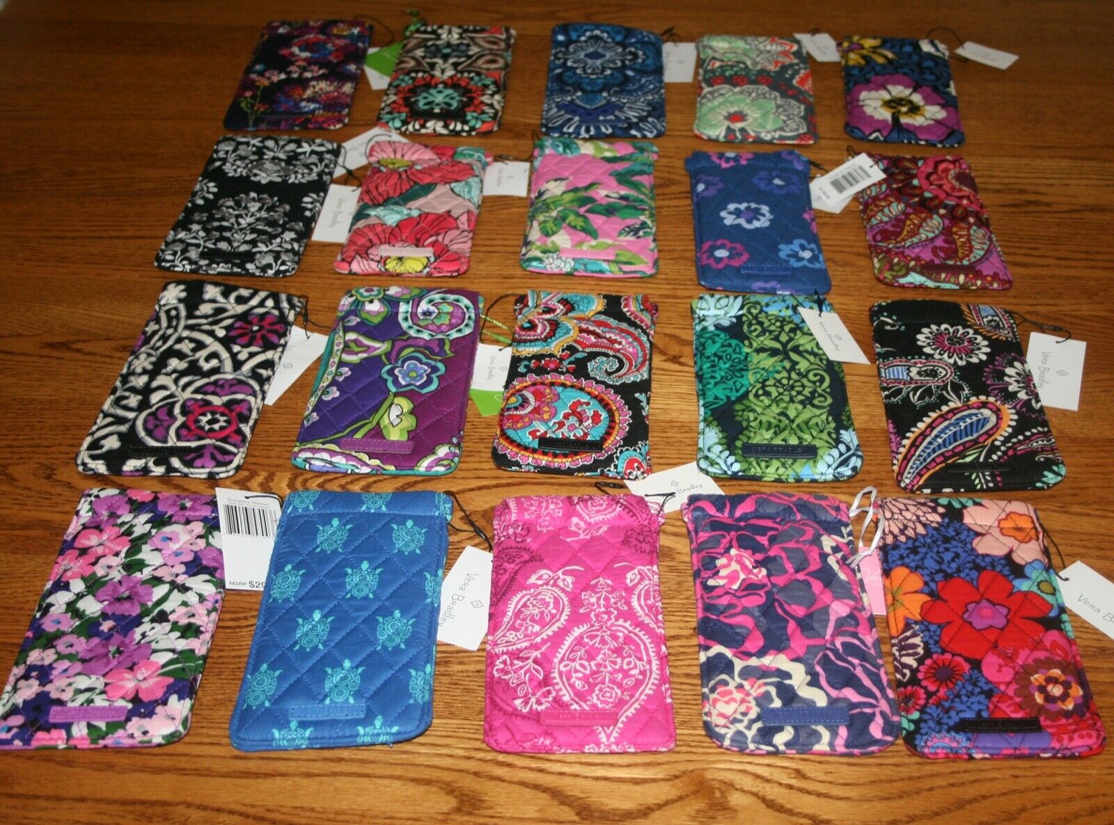 NWT Vera Bradley SUNGLASS SLEEVE readers case eye eyeglass case for tote purse