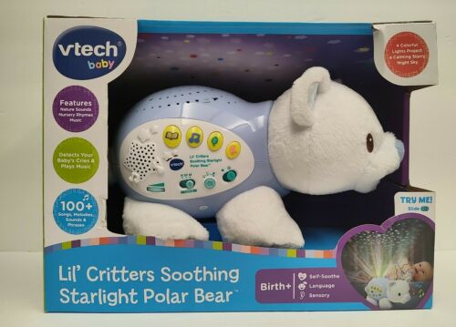 VTech Baby Lil' Critters Soothing Starlight Polar Bear Nursery Projector