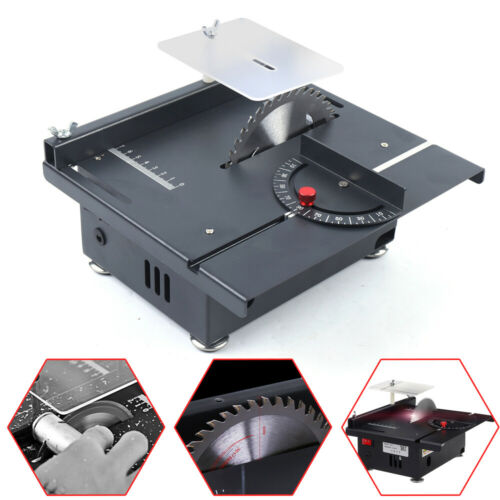 Portable Mini Table Saw Bench Woodworking Cutting Machine Circular Saw Cutter