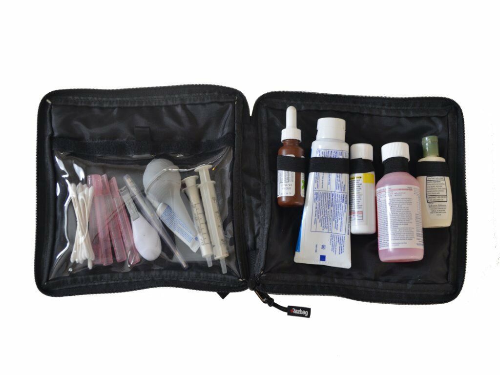 Travel size Prescription Medication Bag. Lockable Great for Baby medicine
