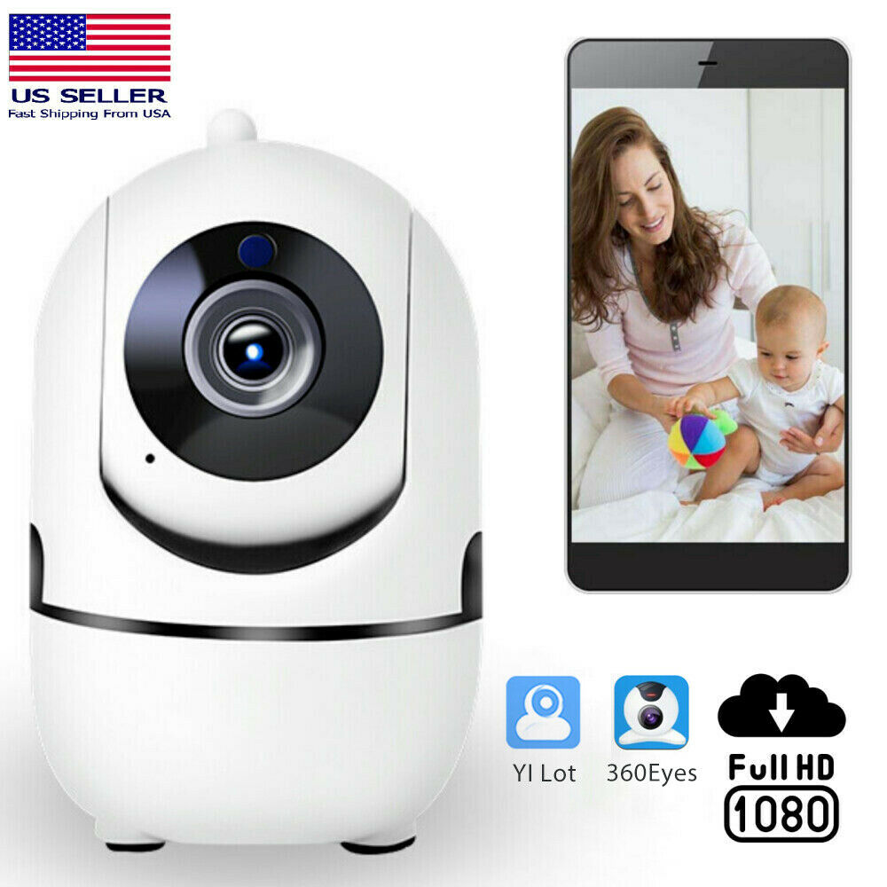1080P WiFi IP Security Camera Wireless Indoor CCTV Smart Home Baby Pet Monitor